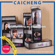 Cheap Hair Extension Paper Packaging Box with Die Cut Window